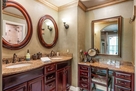 Master bath 2 sinks and vanity dresser
