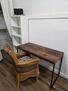 Designated desk for work with plenty of overh