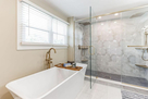 large soaking tub