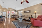 Living Room facing Entrance & Kitchen