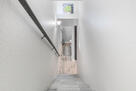 Stairs to garage & property