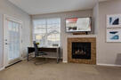 Fireplace & Desk