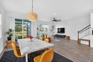 Dining Area w/ View of Living Room, Lanai & B