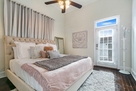 Master with king bed, large closet and on sui