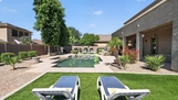 Large backyard to relax and rewind with a hea