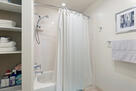 Master shower and toilet