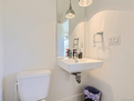 Top floor half bath