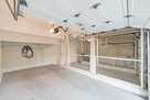 One car garage spot with electric car charger