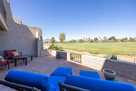Patio right on the golf
