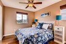 Bedroom 2, queen bed, park views
