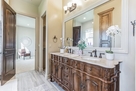 Upstairs jack and Jill shared bathroom