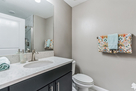Full bathroom on lower level.