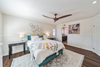 Large Primary Bedroom with attached bath.