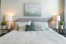 New king-size mattress, a walk-in closet and 
