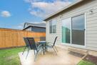 Patio with seating