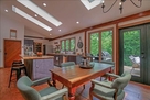 A beautiful kitchen w/ SS appliances.