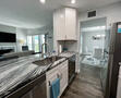 Open kitchen to living room and dining room
