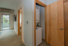 Stacked washer & dryer in the unit