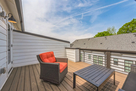 Rooftop seating area