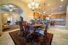 Dining room and kitchen