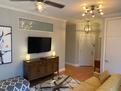 Living room and entrance hallway