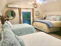 Hayloft living... 1 King bed, 2 full beds.