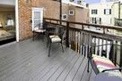 Entrance to roof deck from third floor