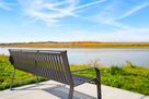 Peaceful pond with walking trail just steps f