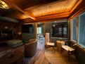 Living space with view to sunroom
