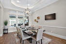 Chic dining room for entertaining
