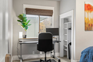 Upstairs large bedroom workspace