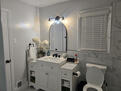 Master bath vanity