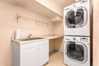Premium LG washer/dryer in laundry room