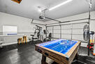 Garage gym with Hocky Table