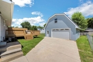 Two and a half car garage