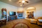 Living room and dining room