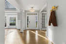 Hallway of the home with ample natural light