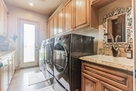 Laundry room, 2 washer and dryers