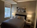 Queen size bed in Master Bedroom