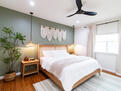 Master Bedroom with king bed.