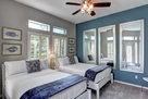 Two full size beds in 2nd master suite