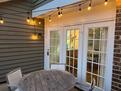 Enjoy the added patio lights