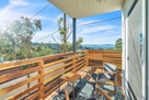 Private patio w/ a table & chairs to enjoy th