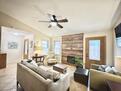 Living room fireplace