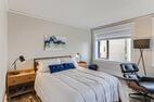 Quiet, private furnished sleeping space with 