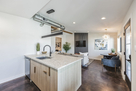 Vault Ceiling Living Room and Kitchen