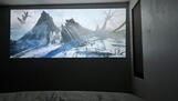 Movie in Master bedroom