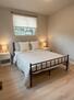 Full size bed with closet