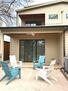 Private patio at furnished Dallas rental