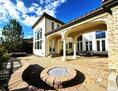 rear elevation 2 firepit hot tub